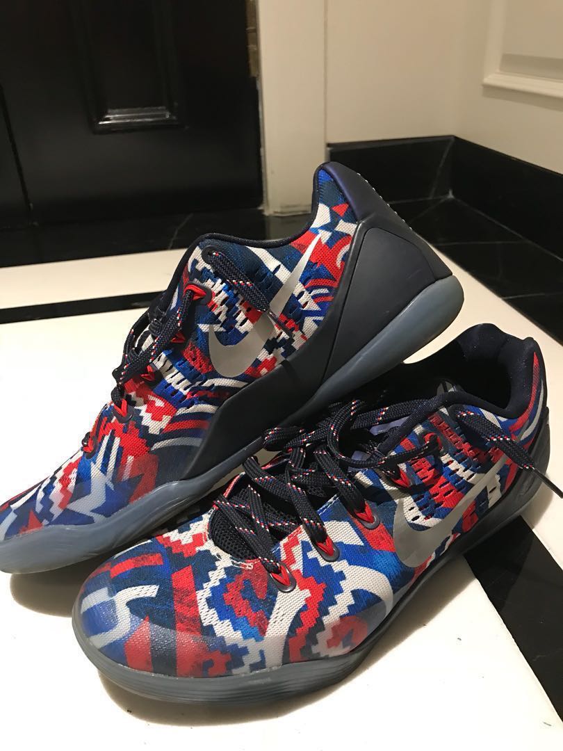 Nike Kobe 9 4th July Independence Collection Size 11 45 Fesyen Pria Sepatu di Carousell