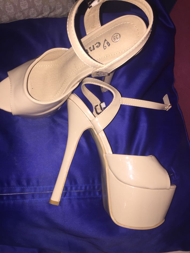 6 inch nude heels