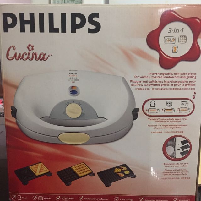 Philips 3 1 Waffles Sandwich N Grill Home Appliances On Carousell