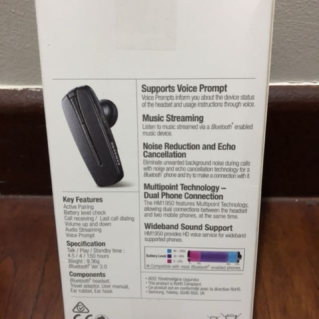 Samsung Bluetooth Headset BNIB Mobile Phones Gadgets Mobile Gadget Accessories Other Mobile Gadget Accessories on Carousell