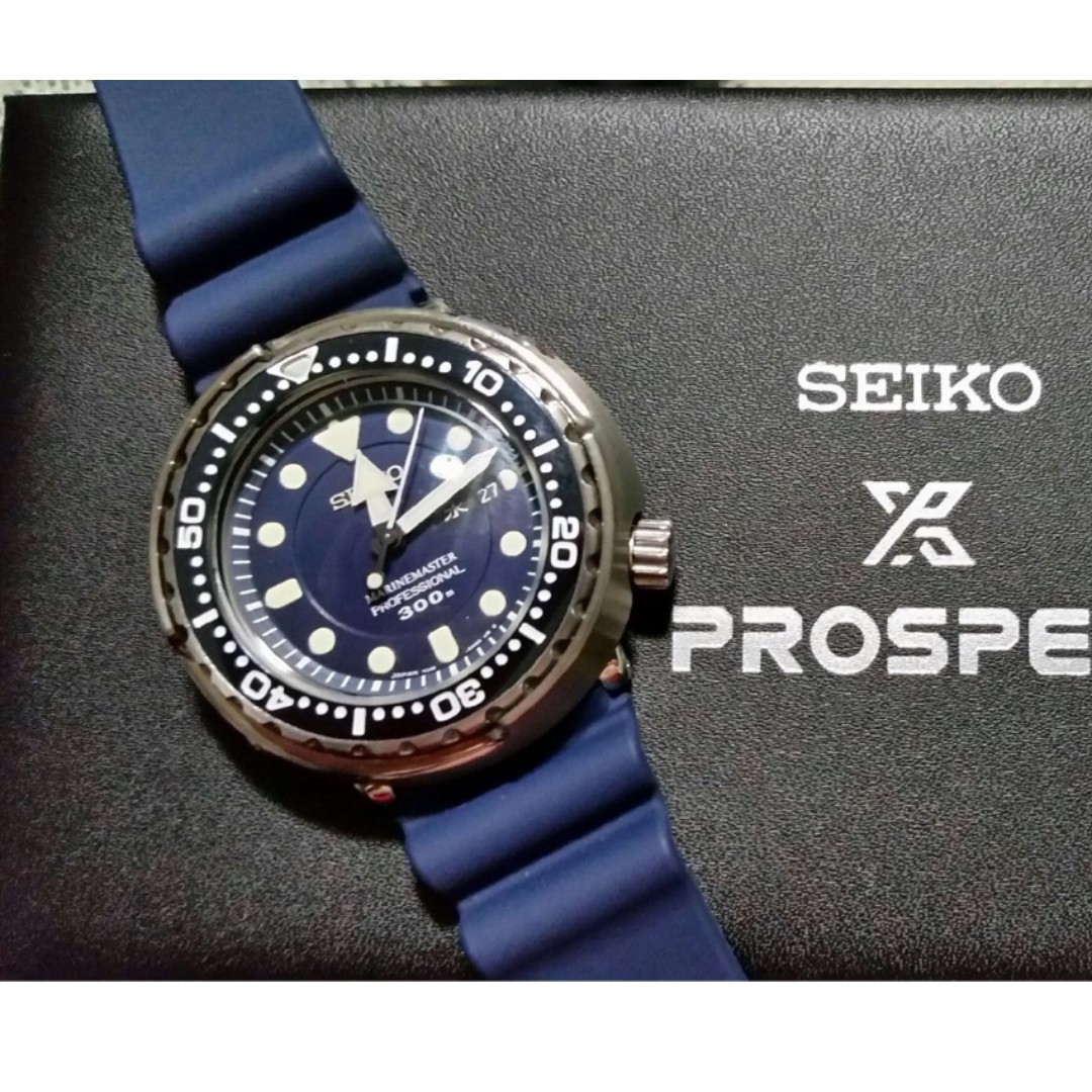 Seiko Prospex Blue Tuna SBBN037, Men's Fashion, Watches & Accessories,  Watches on Carousell