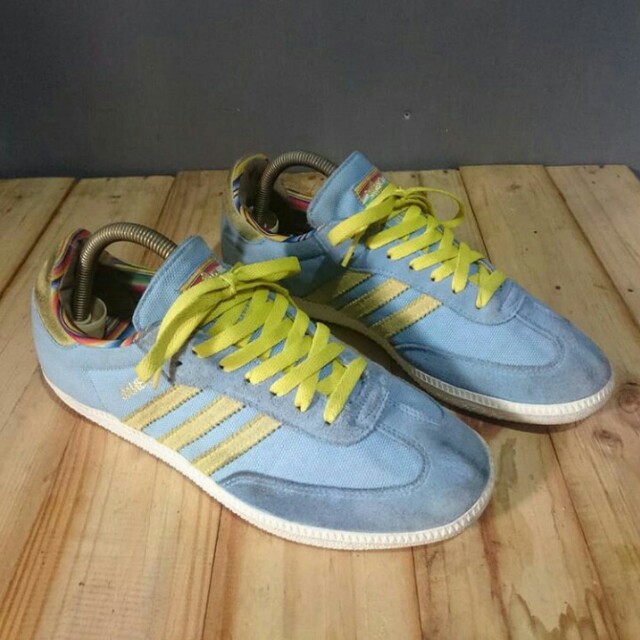 Sepatu Adidas Samba 619 Light Blue 