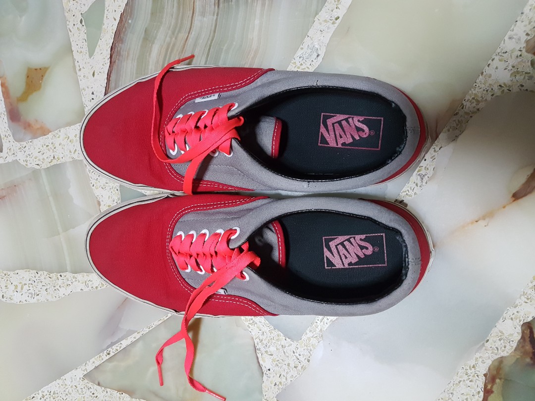 vans off the wall red shoes
