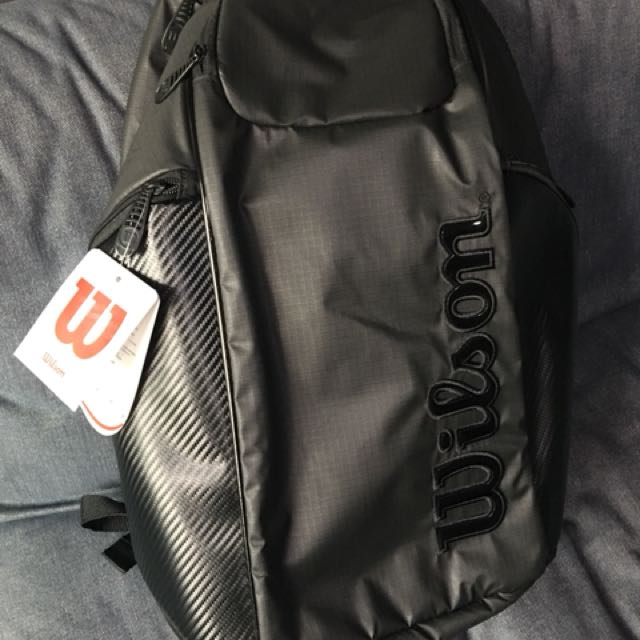 Wilson black edition tour v backpack hot sale