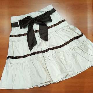Rok coklat midi