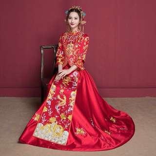 Chinese Wedding Dragon & Phoenix Qun Kwa (Long Feng Kwa) [FOR RENT/SALE]