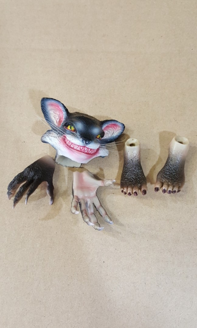 1 6 Scale Cat Head With Hands And Feet Toys Games Bricks