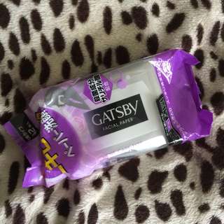 NEW gatsby facial wipes from JAPAN