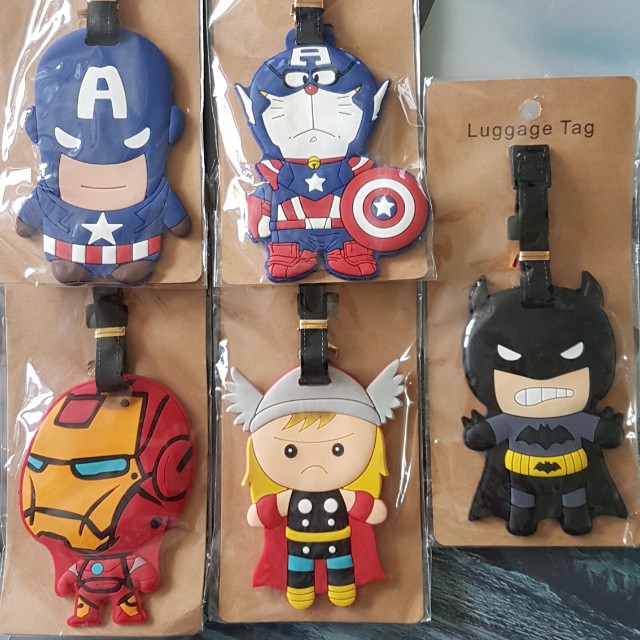 avengers luggage tag