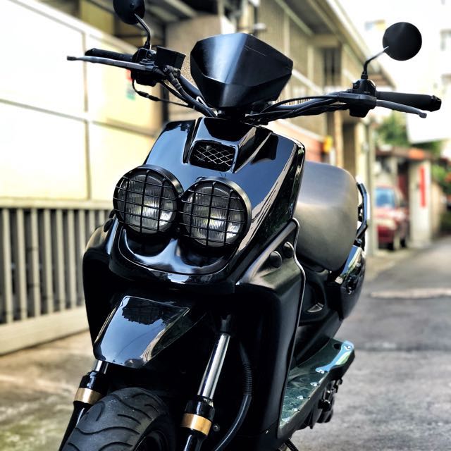 Bws 100 小b 全車黑化可分期 機車 二手機車在旋轉拍賣