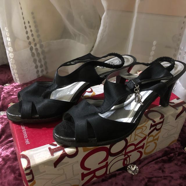 Carlo Rino Black Heels Women S Fashion Women S Shoes On Carousell