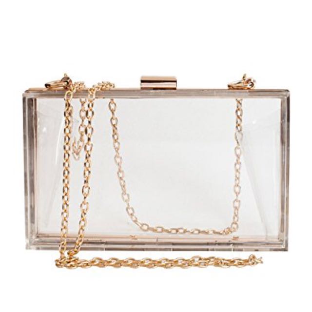 gold prom bag