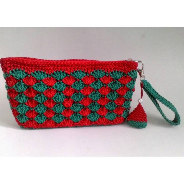 Dompet Rajut Motif Kerang Women S Fashion Women S Bags Wallets