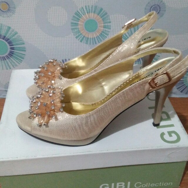 Reprice GIBi wedding Shoes( Gold 