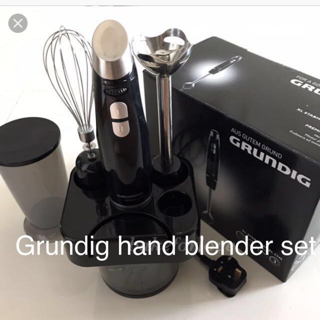 Grundig Hand Blender BL 5040U Premium Line,Chopper,2 spd,Black rv, TV