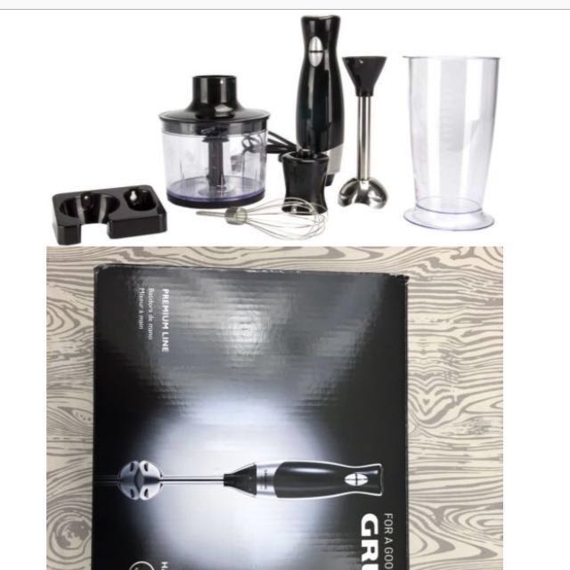 Grundig Hand Blender BL 5040U Premium Line,Chopper,2 spd,Black rv, TV
