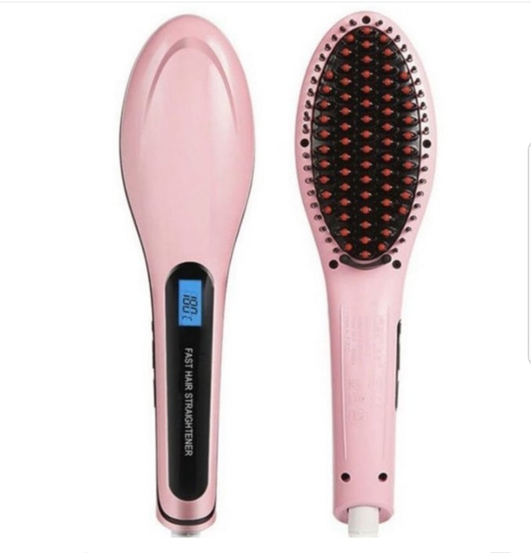 Hair straightener comb brush clearance