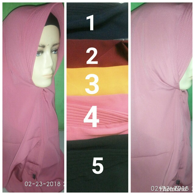 Hijab Khimar Pet Fesyen Wanita Muslim Fashion Di Carousell