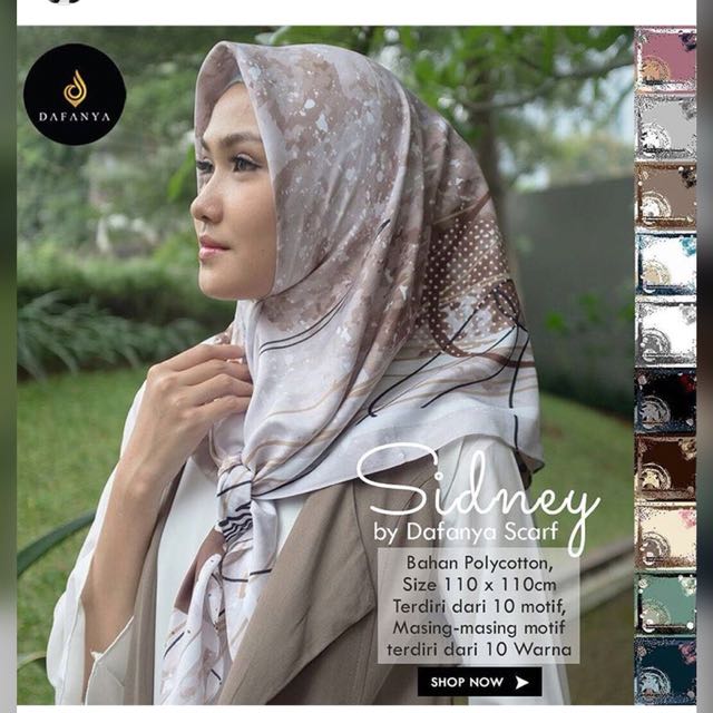 Hijab Sidney By Dafanya Olshop Fashion Olshop Muslim On Carousell