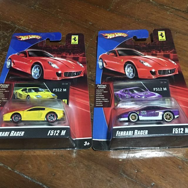 hot wheels ferrari f512m