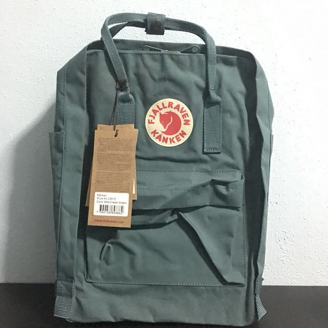 Kanken cream green sale