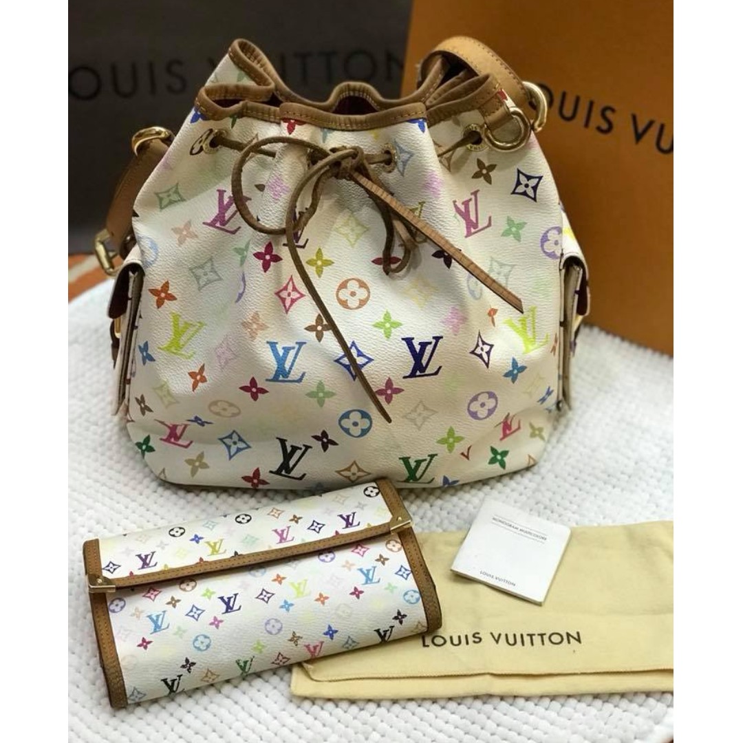 Louis Vuitton Multicolor Bucket Bag, Women's Fashion, Bags & Wallets,  Purses & Pouches on Carousell