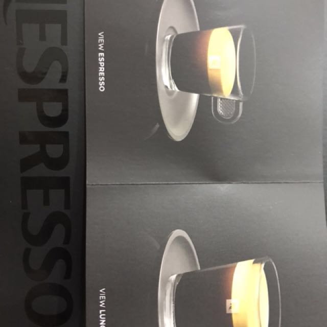 Nespresso View Cups with saucer (Lungo x2 and Espresso x2), TV & Home
