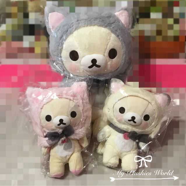 korilakkuma cat plush