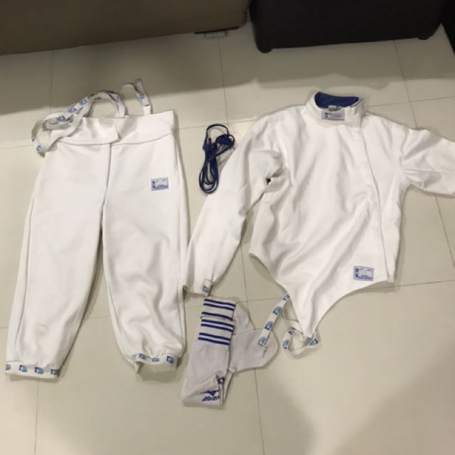 PBT Fencing Gear pants jacket full set, Sports Equipment, Sports