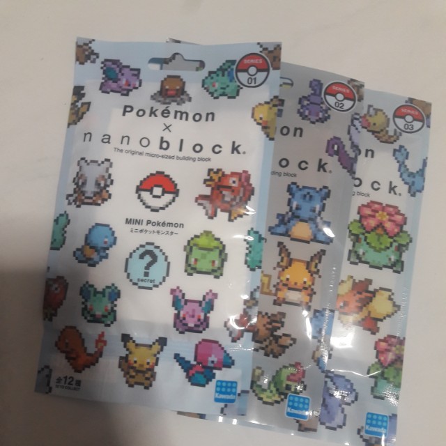 Pokemon X Nanoblock Secret Mini Pokemon Hobbies Toys Toys Games On Carousell