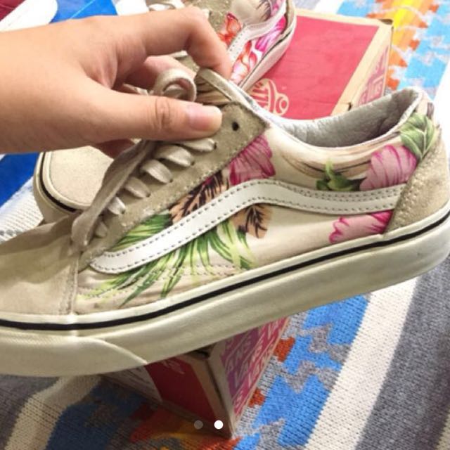 Vans old shop skool hawaiian floral