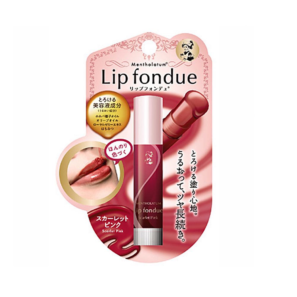 Rohto Mentholatum Lip Fondue Scarlet Pink 4 2g Made In Japan Health Beauty Makeup On Carousell