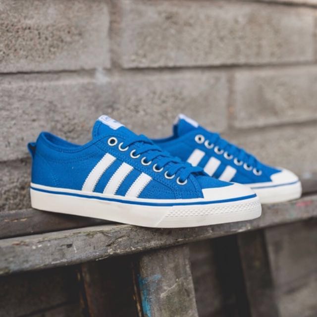 SALE 🔥 Adidas Nizza Low Blue/White Shoe 