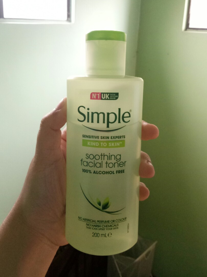 Simple Soothing Facial Toner Health Beauty Skin Bath Body On Carousell