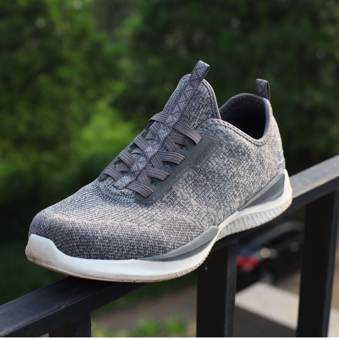 skechers shoes mens grey