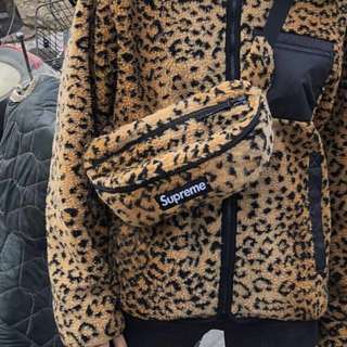 supreme 豹纹 腰包 潮流 徐濠萦 欧阳娜娜 潮模adrianne ho