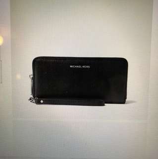 Brand new with tags MK Leather Continental Wristlet