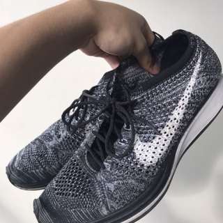 Authentic Nike Flyknit Racer Oreo 2.0