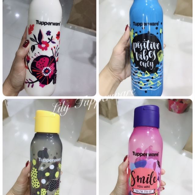 1 Pc Tupperware Cool N Chic Eco Bottle 75l Kitchen Appliances On Carousell