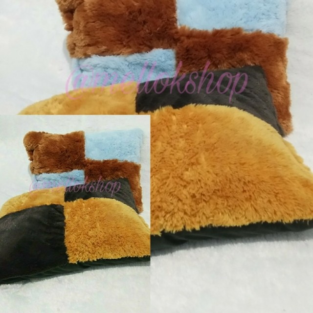 Bantal Bulu Domba : Jual Sarung Bantal Sofa Bahan Bulu ...