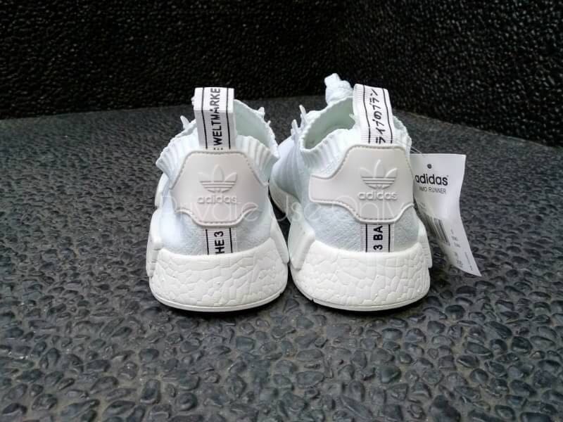 Best Seller) Adidas NMD R1 PK Japan Boost Triple White, Fesyen