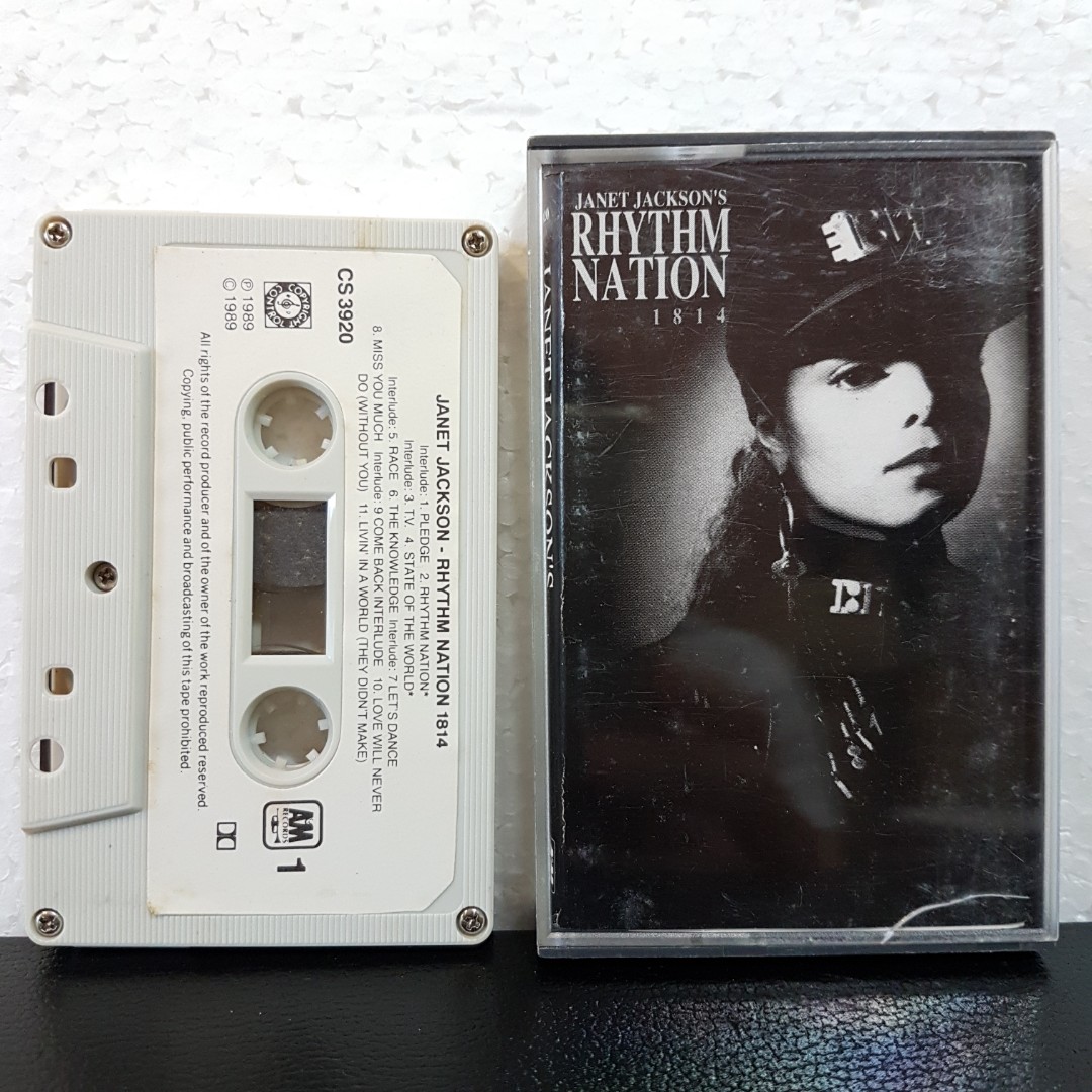 Reserved: Cassette》Janet Jackson - Rhythm Nation 1814, Hobbies & Toys ...