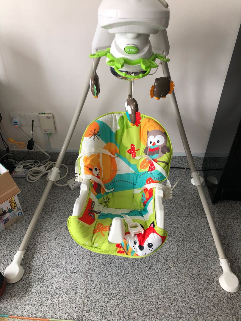 Fisher price woodland friends swing store