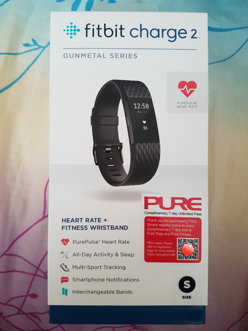 Fitbit charge 2 gunmetal series discount
