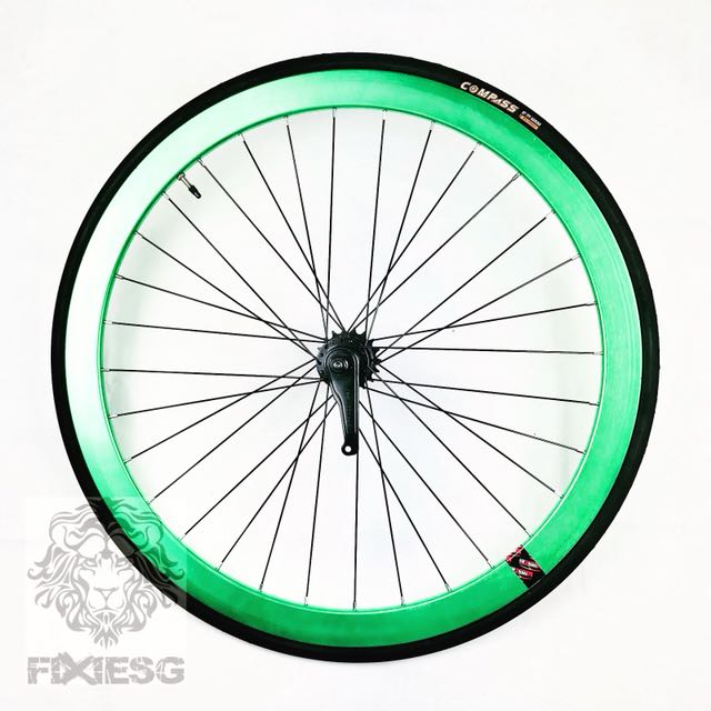 FIXIE Wheel 26 Inch Front And Rear Wheel Coaster Brake Flip Flop Free Gear Fixed Gear