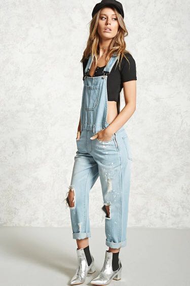 forever 21 jean overalls