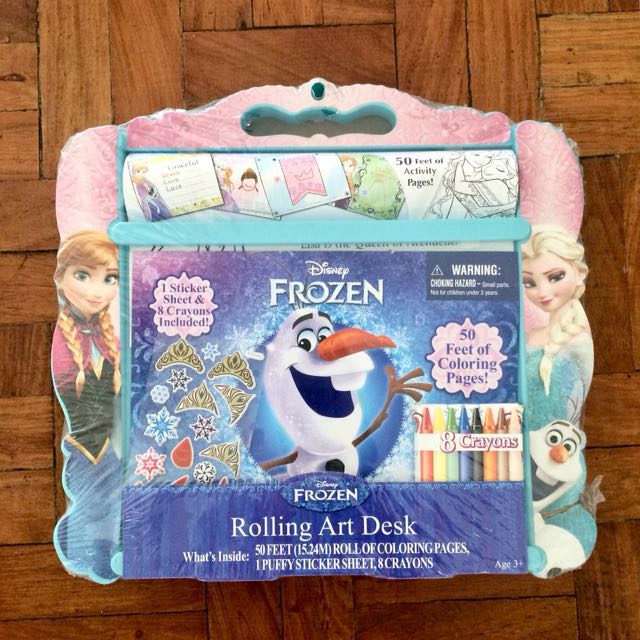 Frozen Rolling Art Desk On Carousell