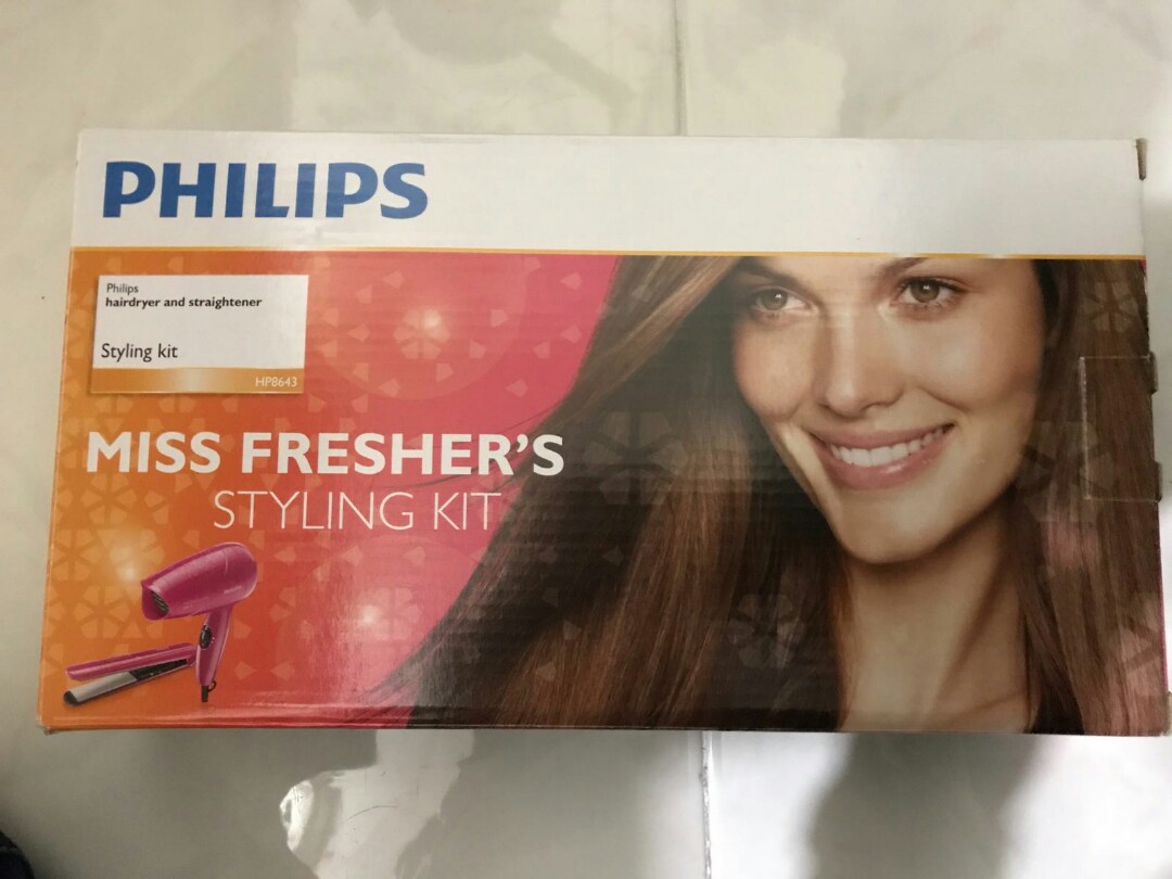 Hair Dryer Straightener Combo HP8643 Beauty Personal Care