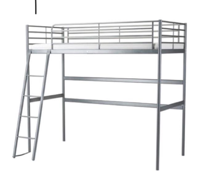 ikea loft bed frame （90X200）, Furniture & Home Living, Furniture, Bed Frames & Mattresses on