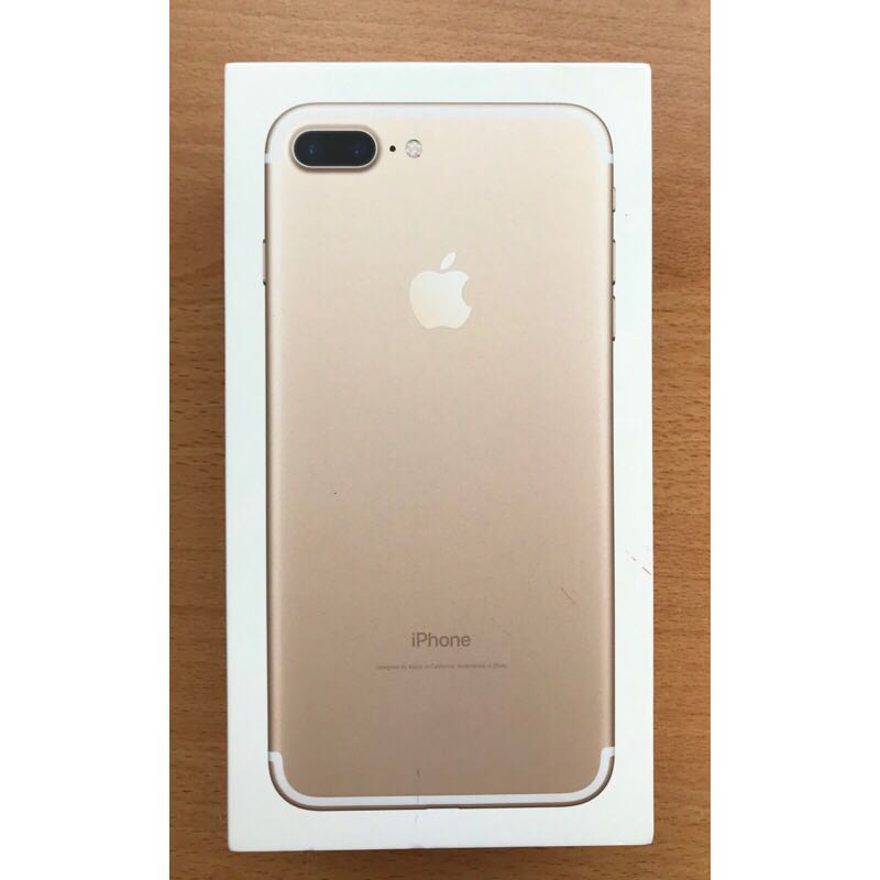 iphone 7 plus box only rose gold